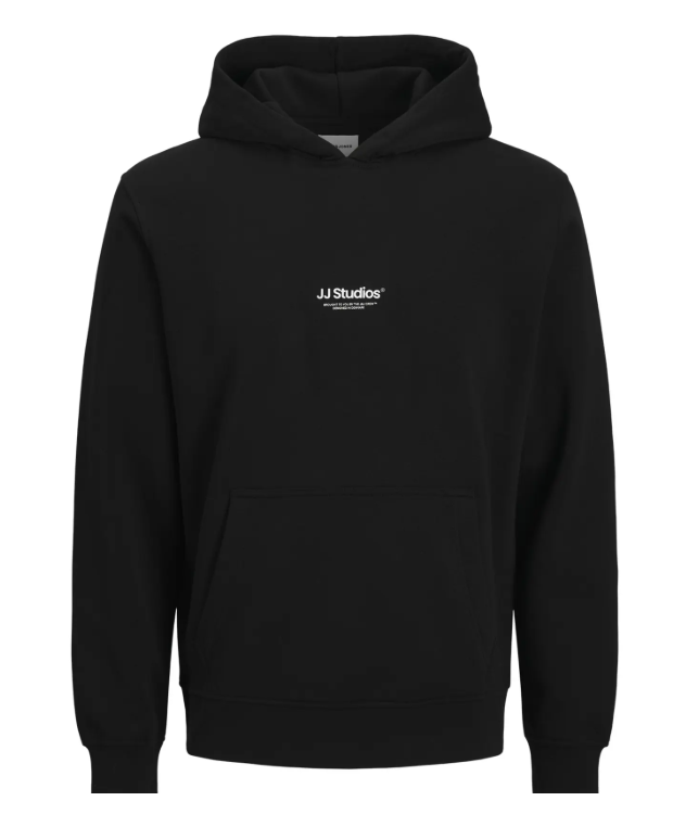 Jack & Jones Junior hættetrøje i sort til drenge billede 1