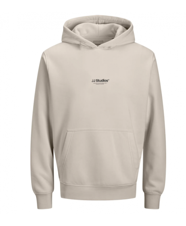Jack & Jones Junior hættetrøje i råhvid til drenge billede 1