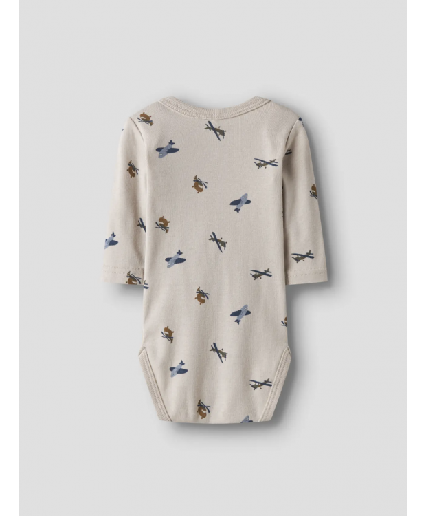 Name It 3-pak bodystockings med flyvemaskineprint til drenge billede 7