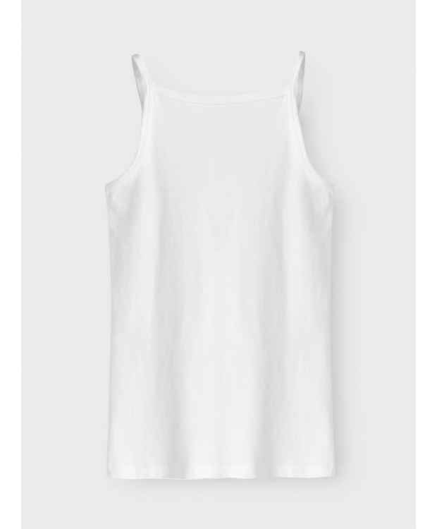Name It 4-pak toppe med tynde stropper i sort og hvid til piger billede 4