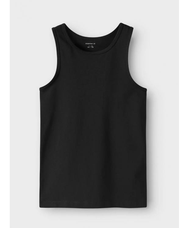 Name It 4-pak tanktops i hvid og sort til drenge billede 4