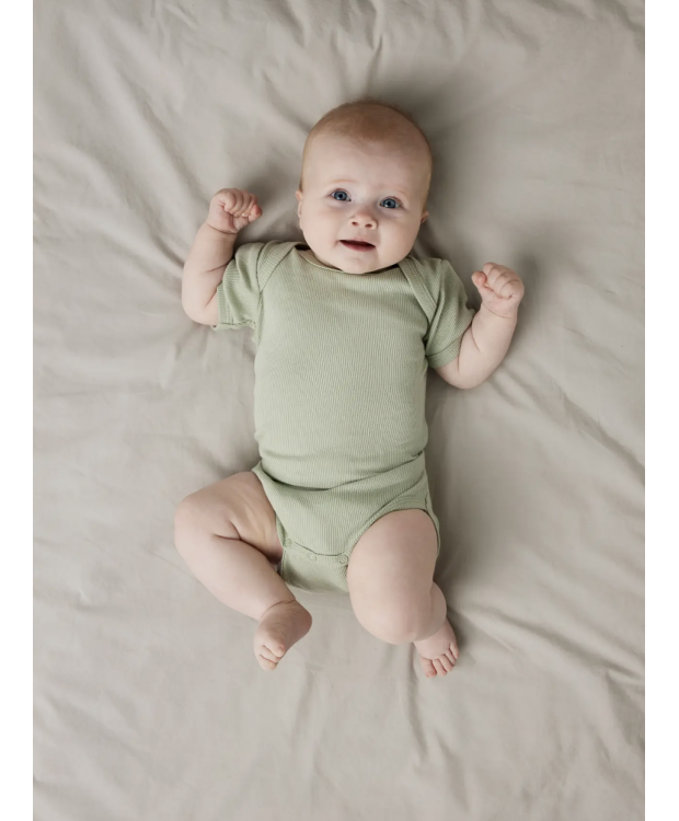 Name It 3-pak rib-bodystockings i orkidérosa til baby billede 6
