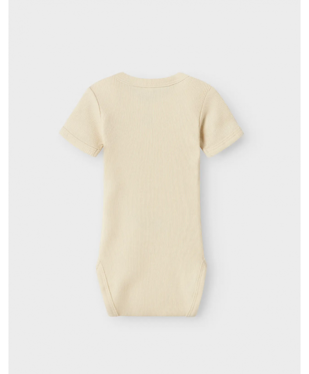 Name It 3-pak rib-bodystockings i orkidérosa til baby billede 3