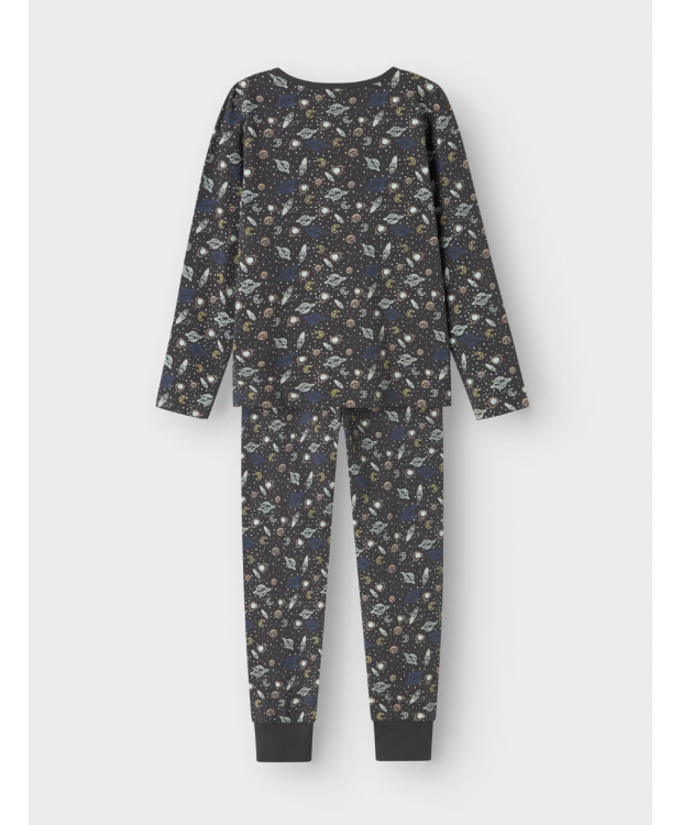 Name It Iron Space pyjamassæt i mørkegrå til drenge billede 5