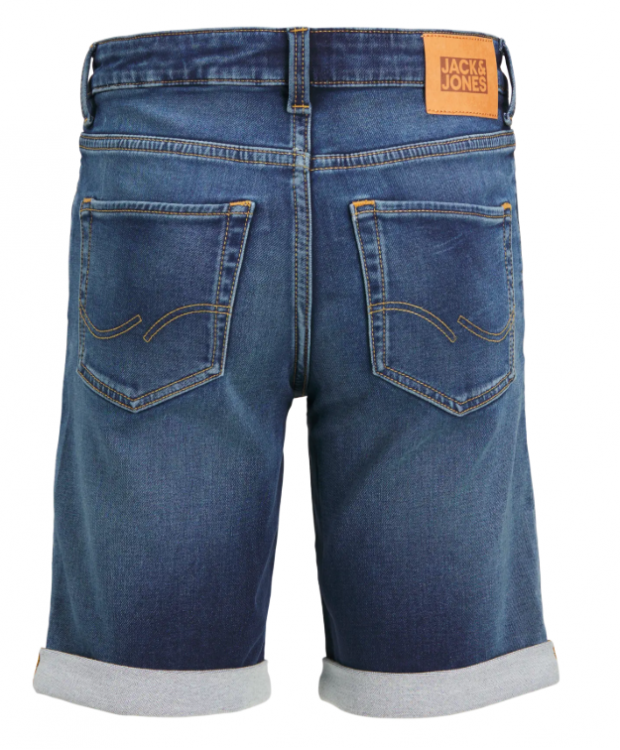 Jack & Jones Junior denimshorts i blå til drenge billede 2