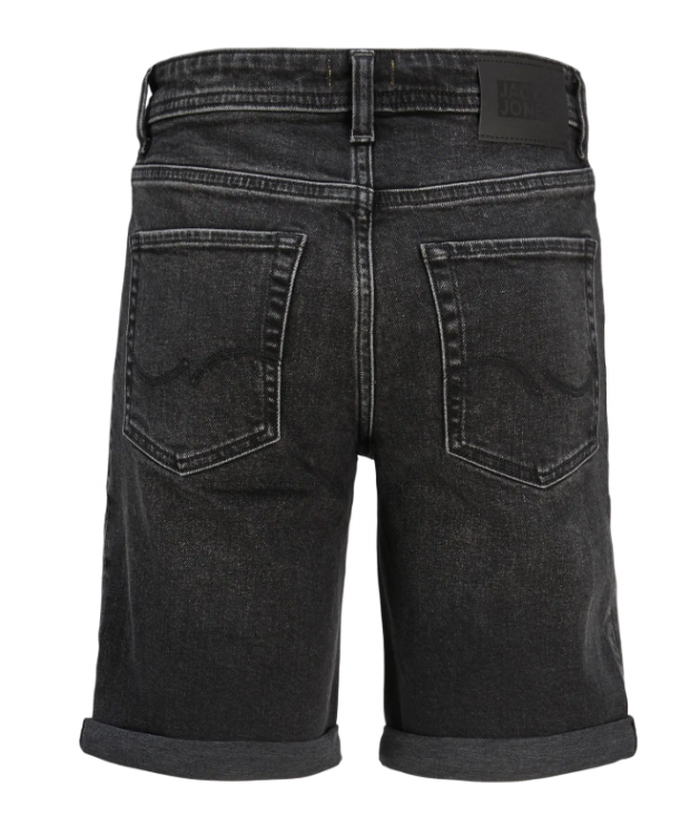 Jack & Jones Junior shorts i Black Denim til drenge billede 2