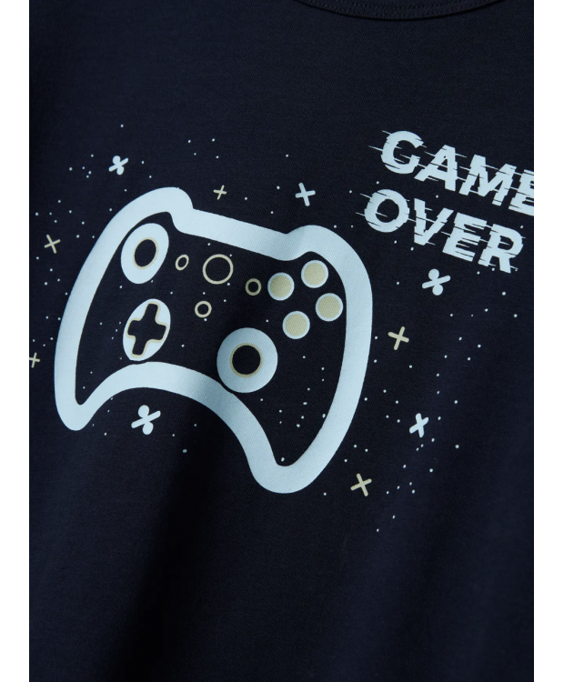 Name It Sapphire Game pyjamassæt i navyblå til drenge billede 4