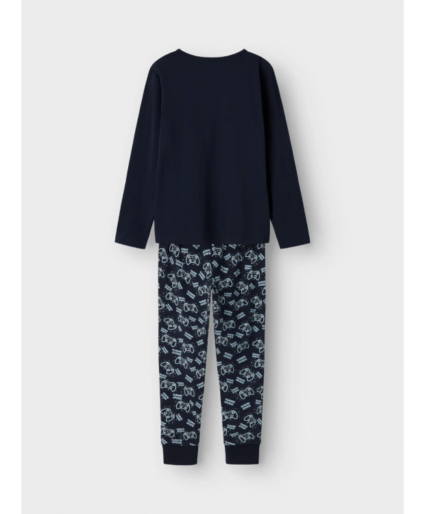 Name It Sapphire Game pyjamassæt i navyblå til drenge billede 5