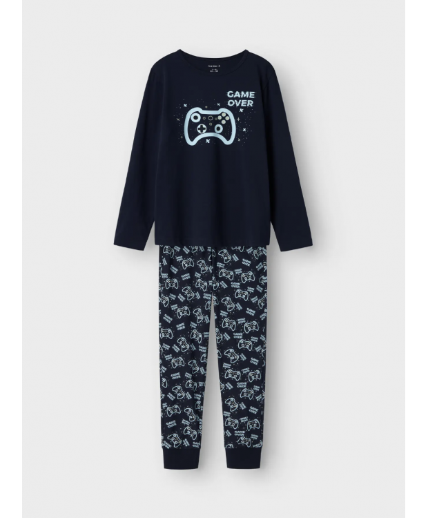 Name It Sapphire Game pyjamassæt i navyblå til drenge billede 2