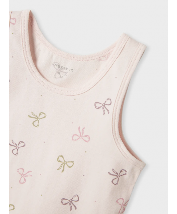 Name It 2-pak tanktops med sløjfeprint til piger billede 2