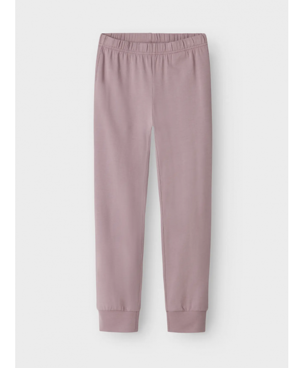 Name It pyjamassæt med sløjfeprint i rosa til piger billede 3