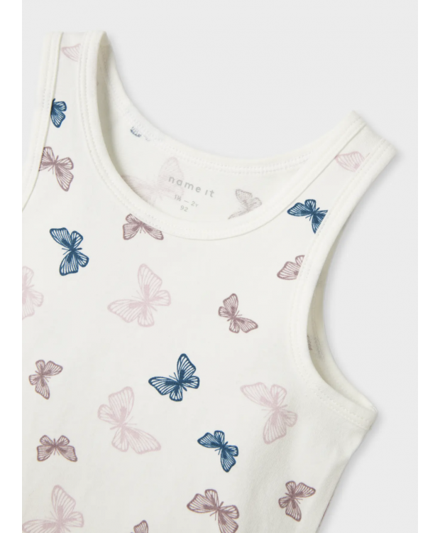 Name It 2-pak tanktops med sommerfugleprint til piger billede 3