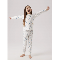 Name It pyjamassæt med sommerfugleprint til piger