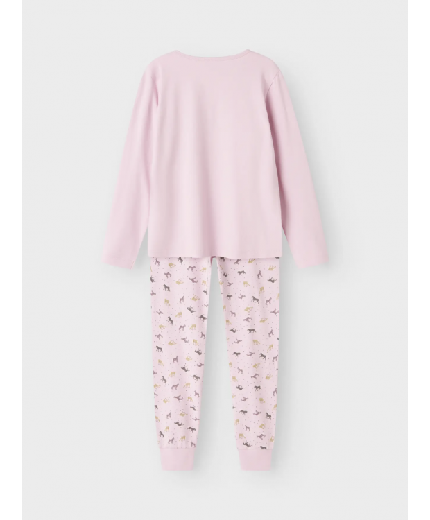 Name It Horse pyjamassæt i lyserød til piger billede 2