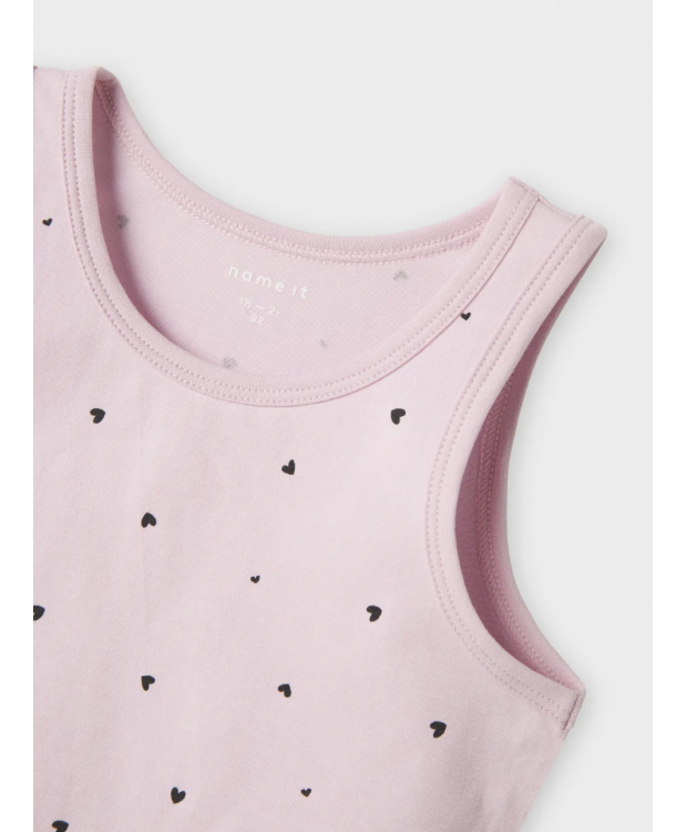 Name It 2-pak tanktops med hjerteprint til piger billede 2