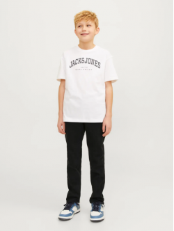 Jack & Jones Junior Stretch Jeans i sort  til drenge
