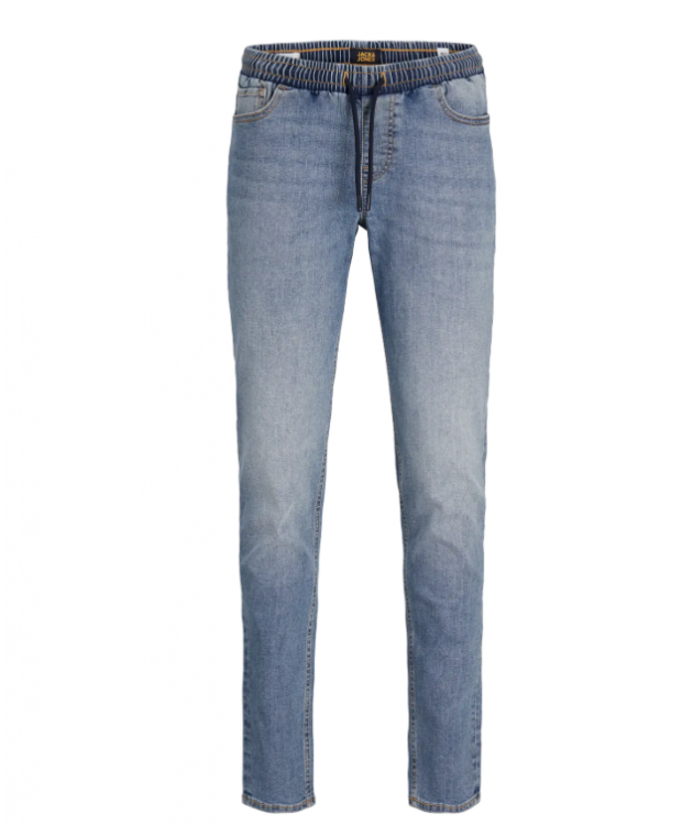 Jack & Jones Junior stretchjeans i blå denim til drenge billede 7
