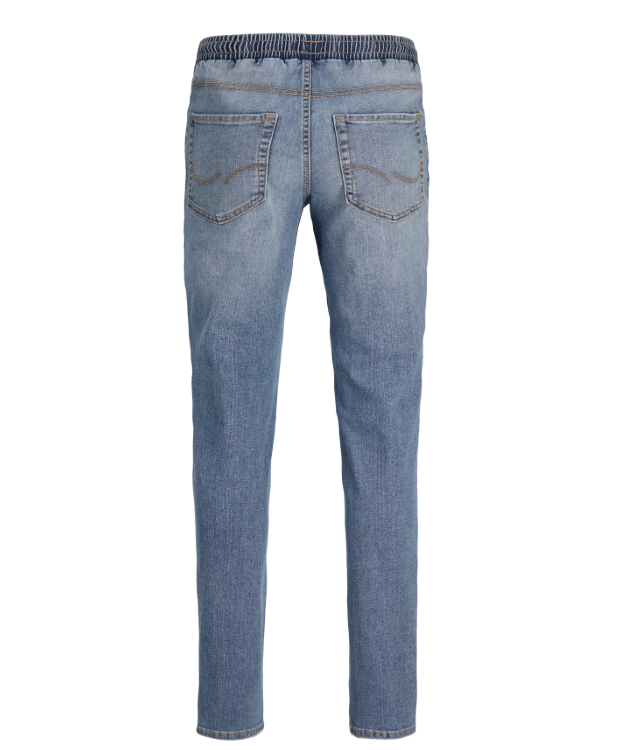 Jack & Jones Junior stretchjeans i blå denim til drenge billede 8