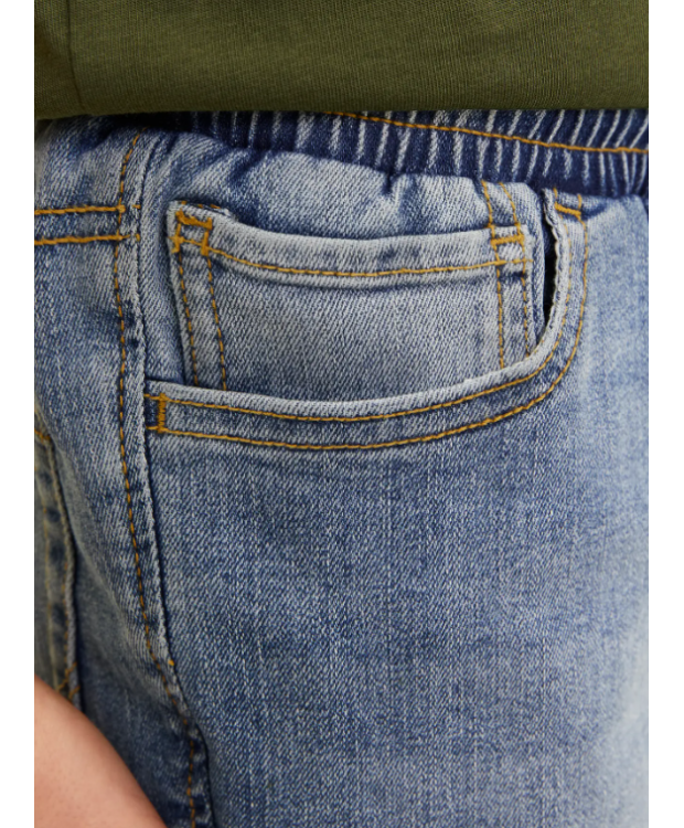 Jack & Jones Junior stretchjeans i blå denim til drenge billede 6