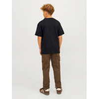 Jack & Jones Junior T-shirt i sort med print til drenge