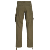 Jack & Jones Junior cargobukser i olivengrøn til drenge