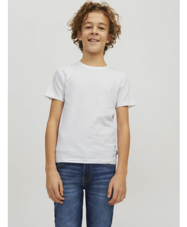 Jack & Jones Junior T-shirt i hvid til drenge billede 1