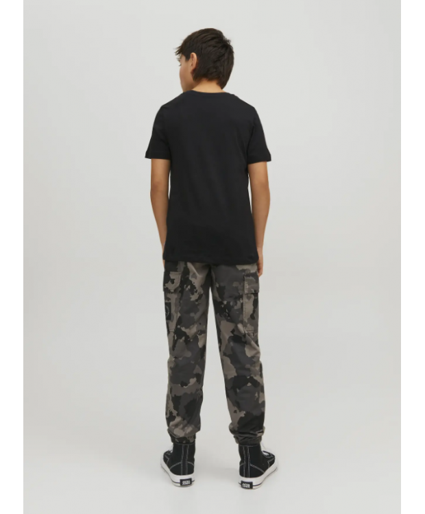 Jack & Jones Junior T-shirt i sort til drenge billede 2