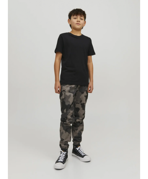 Jack & Jones Junior T-shirt i sort til drenge billede 3