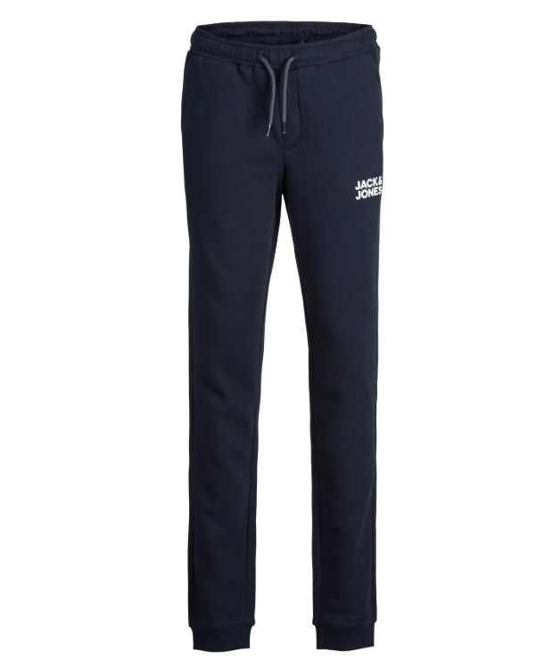 Jack & Jones Junior sweatbukser i navyblå til drenge billede 7