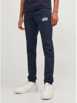 Jack & Jones Junior sweatbukser i navyblå til drenge