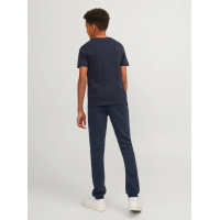 Jack & Jones Junior sweatbukser i navyblå til drenge