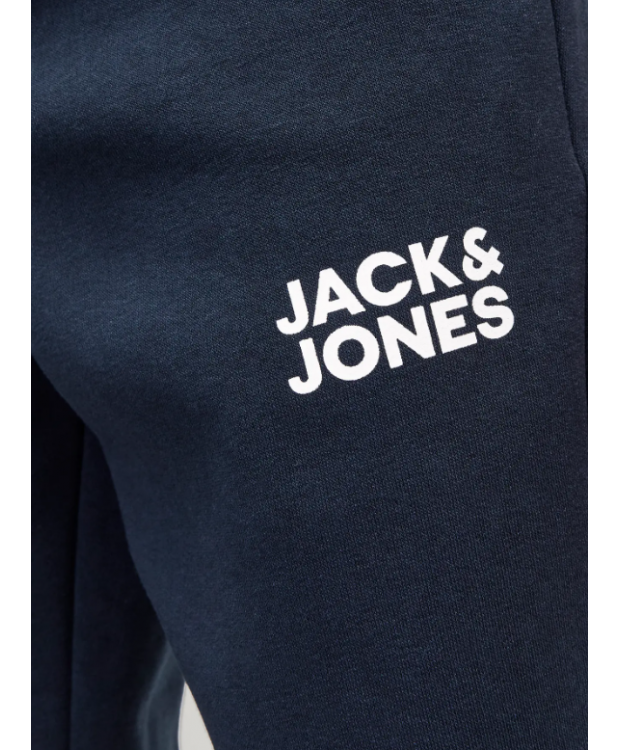 Jack & Jones Junior sweatbukser i navyblå til drenge billede 4
