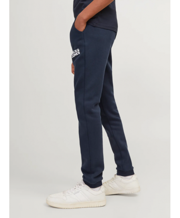 Jack & Jones Junior sweatbukser i navyblå til drenge billede 5