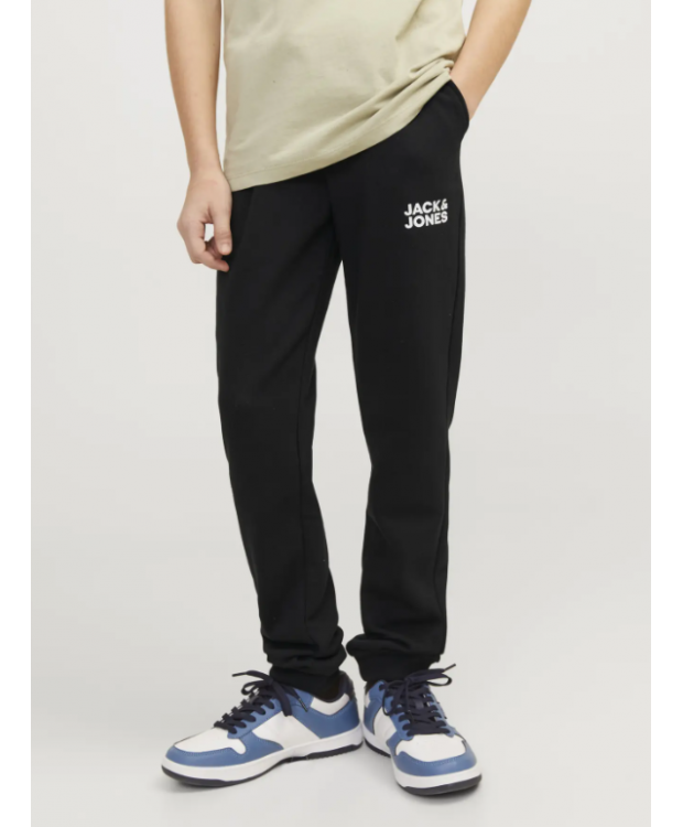 Jack & Jones Junior sweatbukser i sort til drenge billede 1