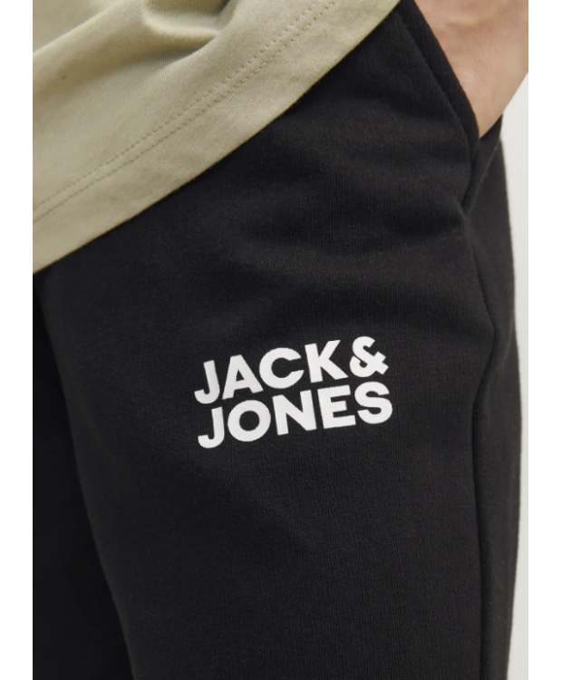 Jack & Jones Junior sweatbukser i sort til drenge billede 4