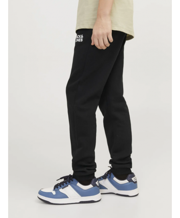 Jack & Jones Junior sweatbukser i sort til drenge billede 5