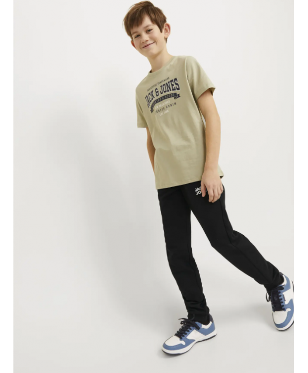 Jack & Jones Junior sweatbukser i sort til drenge billede 6