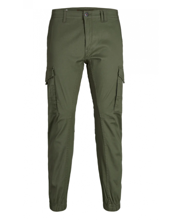Jack & Jones Junior Cargobukser i Olive Night til drenge billede 7