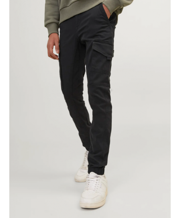 Jack & Jones Junior Cargobukser i sort til drenge billede 5
