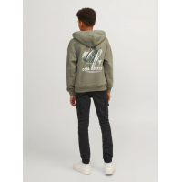 Jack & Jones Junior Cargobukser i sort til drenge
