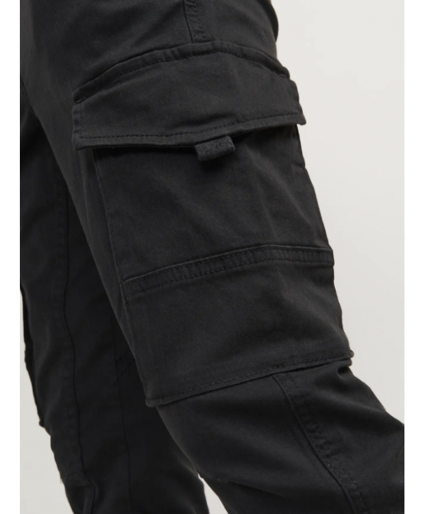 Jack & Jones Junior Cargobukser i sort til drenge billede 3