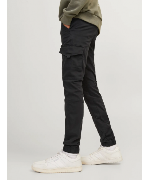 Jack & Jones Junior Cargobukser i sort til drenge billede 4