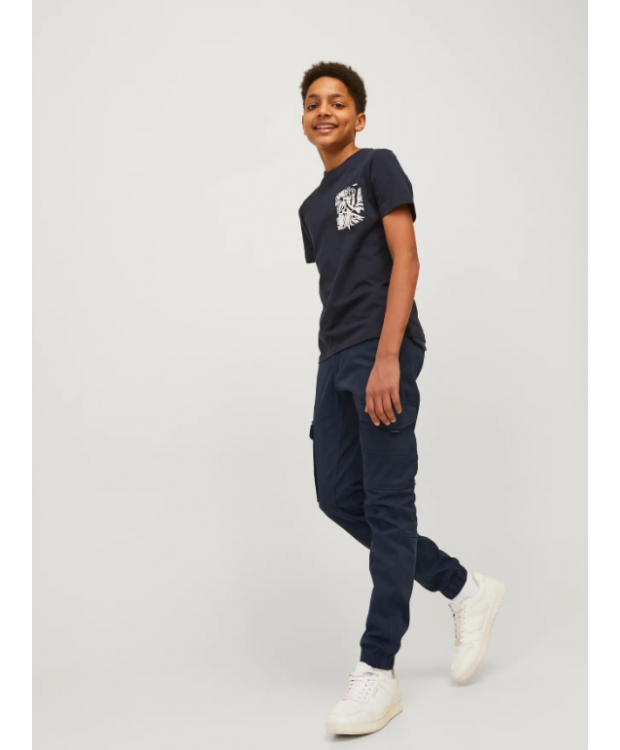 Jack & Jones Junior Cargobukser Navy Blazer til drenge billede 6