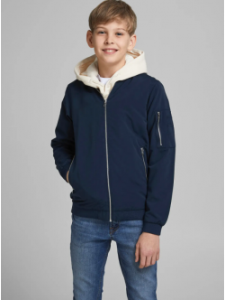 Jack & Jones Junior jakke i navyblå til drenge