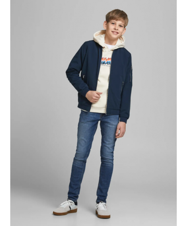 Jack & Jones Junior jakke i navyblå til drenge billede 3