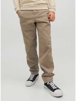 Jack & Jones Junior stretchjeans i beige til drenge