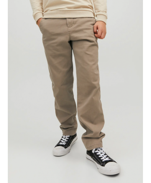Jack & Jones Junior stretchjeans i beige til drenge billede 1