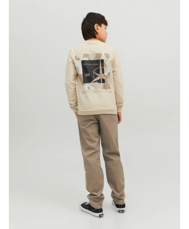 Jack & Jones Junior stretchjeans i beige til drenge billede 2