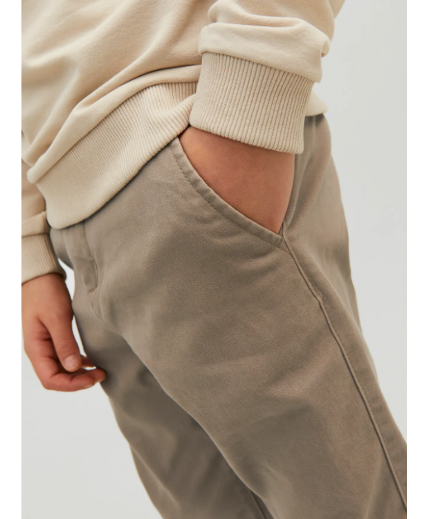 Jack & Jones Junior stretchjeans i beige til drenge billede 4
