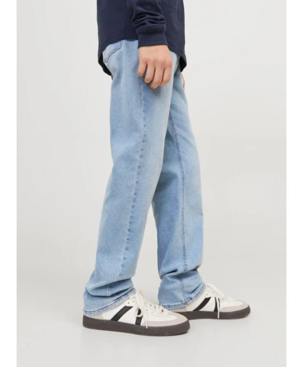 Jack & Jones Junior regular fit-jeans i blå denim til drenge billede 4